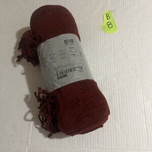 Ikea Felicia Throw Blanket Red 130 X 170 cm New